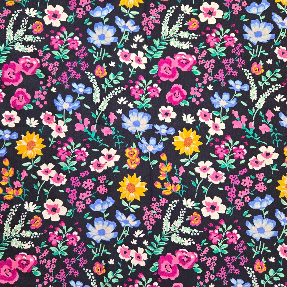 NWOT Echo For Talbots Floral Square Scarf - Picture 8 of 14